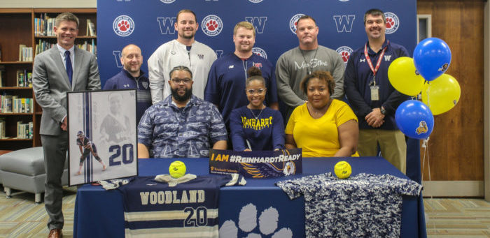 You are currently viewing Woodland’s Hicks sign with Reinhardt softball