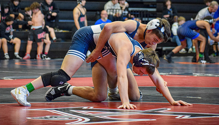 Read more about the article Woodland wrestling wins Region 7-4A Duals Championship!